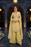 Aurraa Designer 8003 Premium Chinnon Exquisite Sequin Embroidery Work Suit