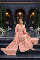 Aurraa Designer  8002 Premium Chinnon Exquisite Sequin Embroidery Work Suit