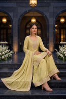 Aurraa Designer 8003 Premium Chinnon Exquisite Sequin Embroidery Work Suit