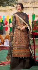 Serine 177 Designer Fox Georgette Heavy Embroidered Work Suit