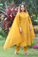 KR 394 Pure Mul Cotton Hand Block Printed Suit