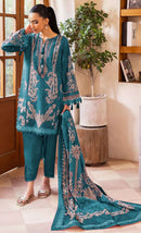 Alzohaib Az 1576 Pure Cotton Patch Work Pakistani Suit