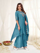 Diva 171 A Designer Multi Embroidery Thread Work Suit