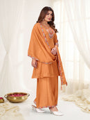 Diva 171 B Designer Multi Embroidery Thread Work Suit