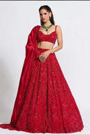 HC 997 Premium Vichitra Silk Embroidered Lehenga