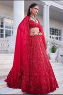 HC 997 Premium Vichitra Silk Embroidered Lehenga