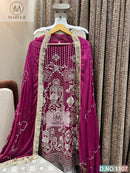 Maria.b 1107 Designer Georgette Embroidery Work Suit