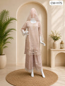 CW 1175 C Designer Cotton Hevy Embroidery Work Suit