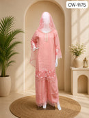 CW 1175 D Designer Cotton Hevy Embroidery Work Suit