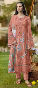 Saniya Trendz 6001 H Designer Cotton Chikankari Embroidered Work Suit