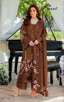 Florent 1078 C Cambric Cotton Heavy Embroidery Work Suit