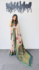 SF 2334 B Designer Heavy Elegant Mall Cotton Saree