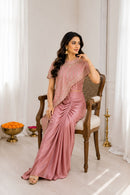 BB 71  Premium Crep Silk Embroidey Sequins Work Indo Western