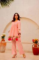 Diva 167 A Designer Multi Embroidery Thread Work Co Ords Set