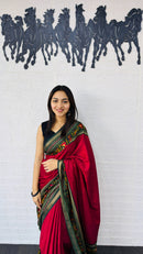 SF 2331 A Heavy Traditional Printed Mall Cotton Saree