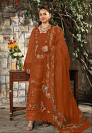 Saniya Trendz 7215 A Cotton Chikankari Embroidered Work Suit