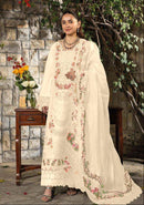 Saniya Trendz 7215 C Cotton Chikankari Embroidered Work Suit