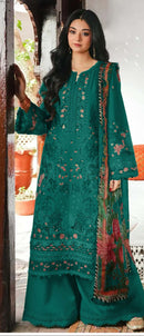 Saniya Trendz 7214 B Cotton Chikankari Embroidered Work Suit