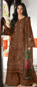 Saniya Trendz 7214 D Cotton Chikankari Embroidered Work Suit