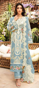 Saniya Trendz 1393 G Cotton Chikankari Embroidered Work Suit