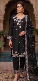 Hoor Tex  964 B Premium Designer Heavy Glass Silk Suit