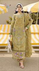Shree Fabs Sf 5624 Chiffon Heavy With Heavy Embroidered Work Suit