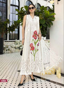 Saniya Trendznx 1001 Premium Cotton Chikankari Embroidered Work Suit