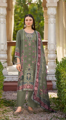 Amrutvela At 236 C Pure Viscous Maslin Digital Printed Pakistani Suit