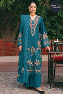 Mehboob Tex Elaf 2108 B Camric Cotton Heavy Embroidery Work Suit