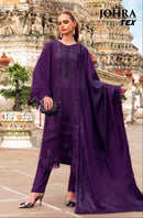 Johra Tex Jt 189 D Rayyon Cotton Embroidered Work Suit
