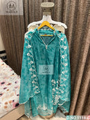Maria.B 1114 C Premium Organza Silk Embroidery Work Suit