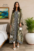 Wonder Woman W 2158 B Premium Designer Long Kaftaan Co Ord Set