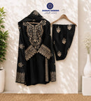 Zainab Fashion Zf 1240 D Premium Japan Satin Embroidered Work Suit