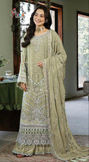 Shree Fabs Sf 5627 B Heavy Chiffon Embroidered Work Suit