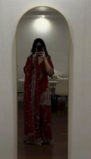 ZSR 3187 C Fox Georgette Heavy Embroidery Sequence Work Designer Suit