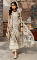 Alzohaib Az 1583 Pure Cotton Heavy Patch Work Suit