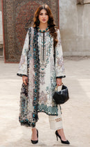Alzohaib Az 1585 Pure Cotton Heavy Patch Work Suit
