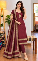 PB 206 A Premium Cotton Festival Wear Suit