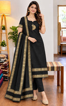 PB 206 C Premium Cotton Festival Wear Suit