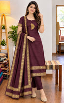 PB 206 D Premium Cotton Festival Wear Suit