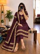PB 206 D Premium Cotton Festival Wear Suit
