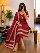 PB 206 A Premium Cotton Festival Wear Suit