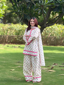 ZSR 3178 Heavy Pure Natural Crep Digital Printed Suit
