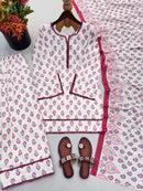ZSR 3178 Heavy Pure Natural Crep Digital Printed Suit