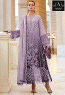 Azure 1181 B Camric Cotton Embroidered Designer Suit