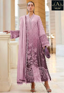 Azure 1181 D Camric Cotton Embroidered Designer Suit