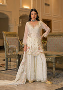 Eba 50154 Designer Fandy Satin Embroidery Work Suit