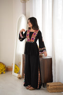 SP 93 Heavy Reyon Silk Embroidery Thread Work Co Ord Set