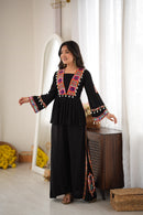 SP 93 Heavy Reyon Silk Embroidery Thread Work Co Ord Set