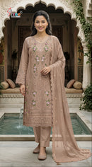 Shree Fabs Sf 5625 C Chiffon Heavy Embroidery Work Suit